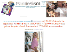 Tablet Screenshot of pantiesism.com